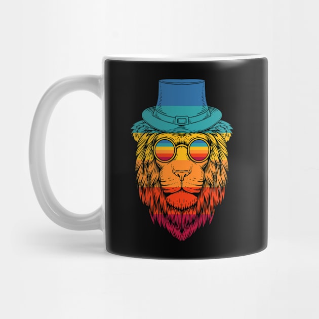 Vintage rasta lion by Maticpl